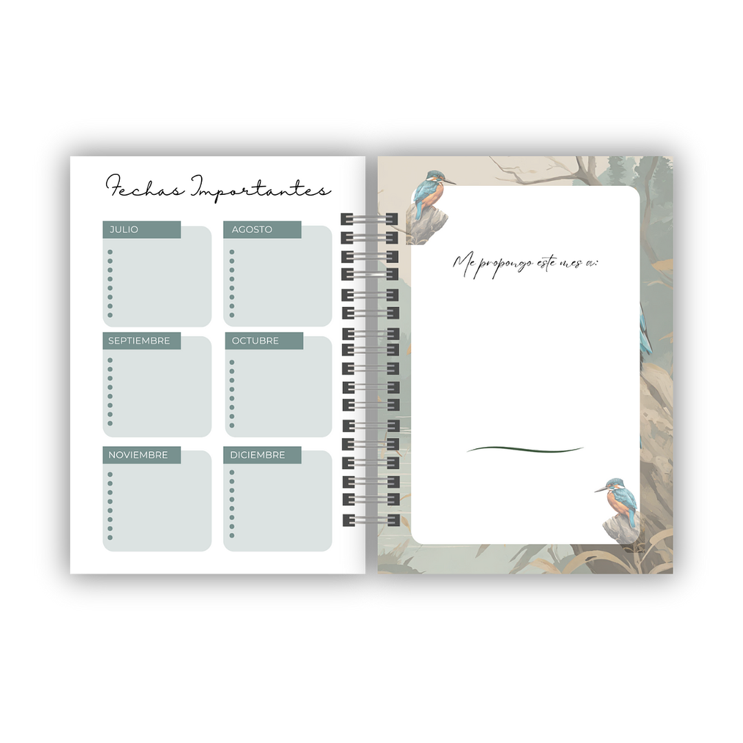 Kit Martín Pescador - Papelería Digital 5