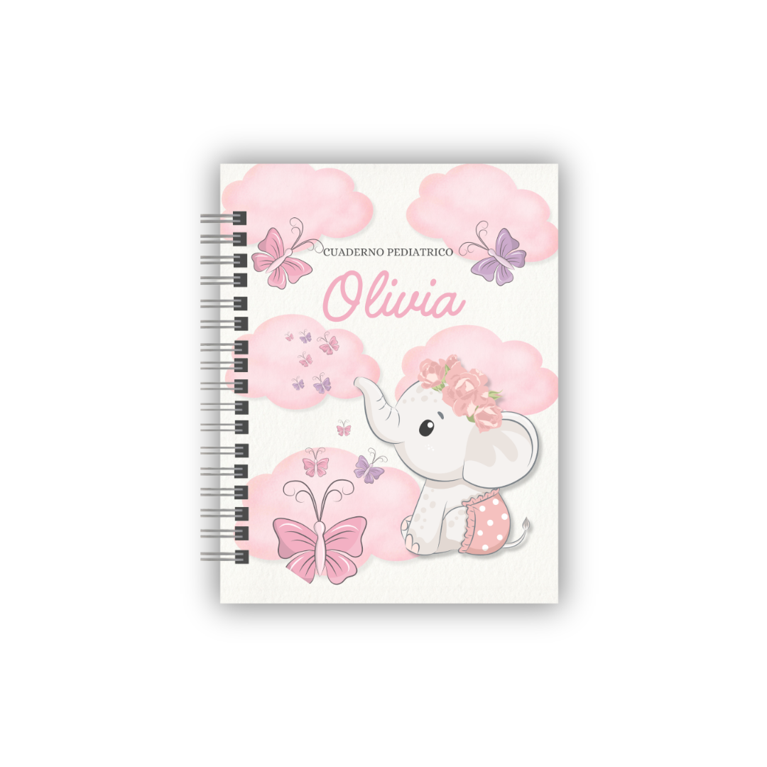 Cuaderno Pediátrico de Hipopótamo Azul