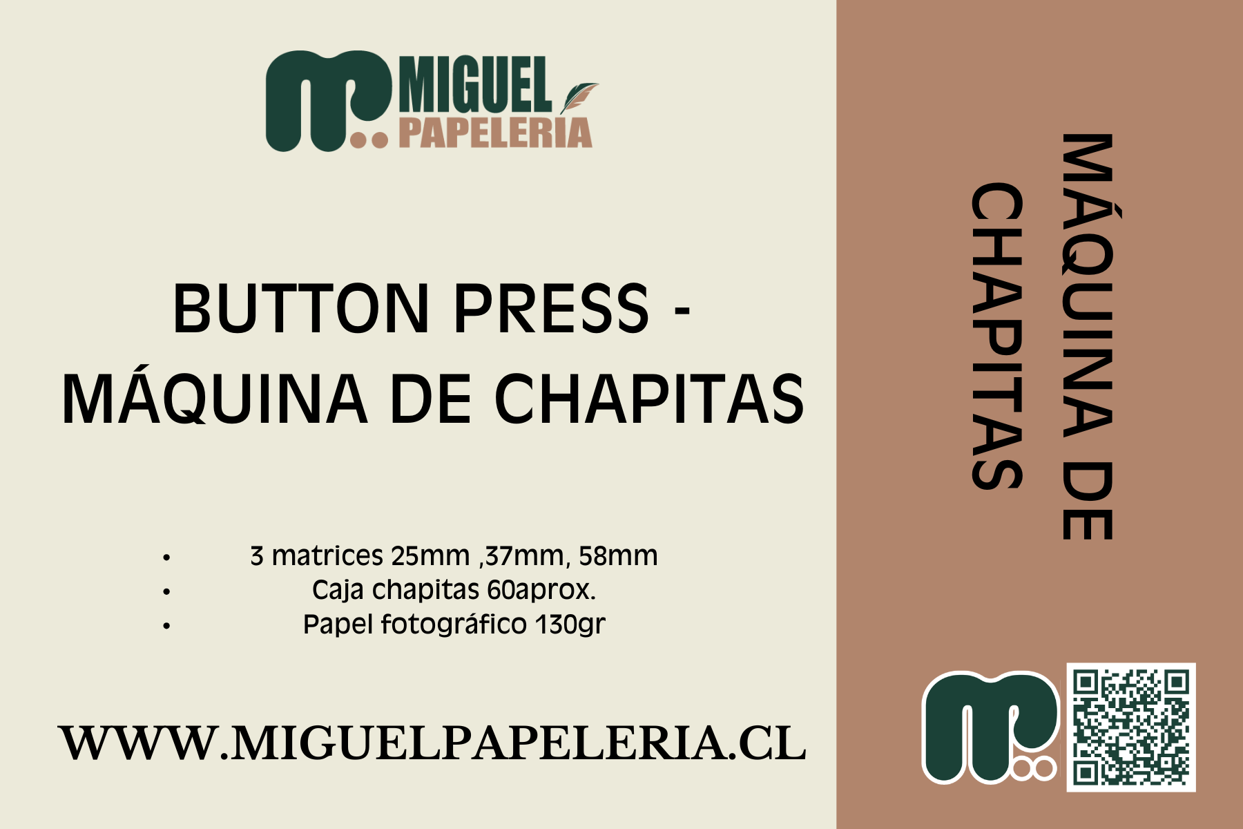 Button press - Máquina de chapitas