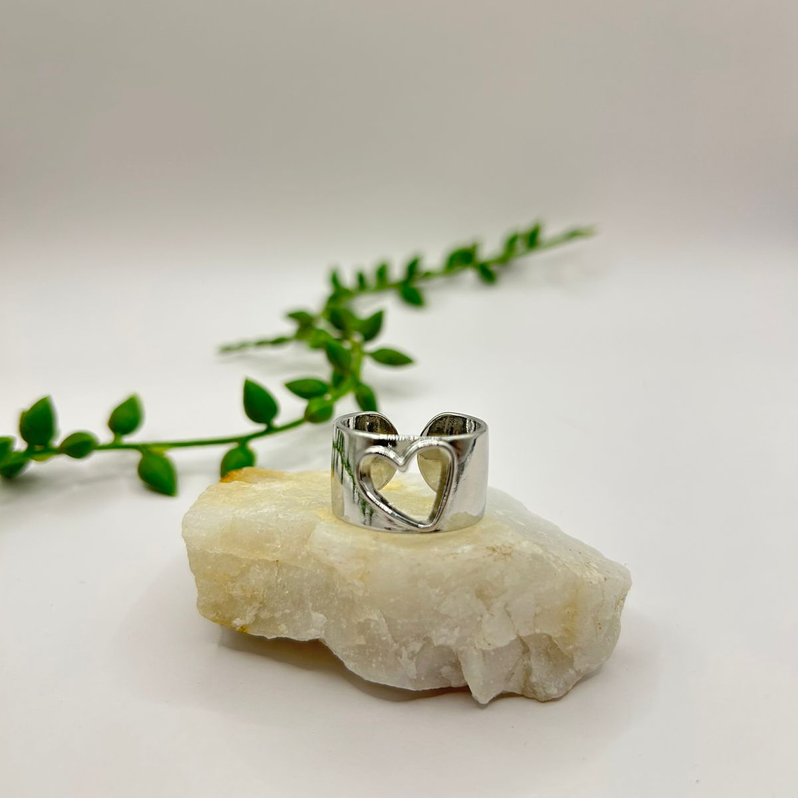 Anillo Empty Heart Silver 1