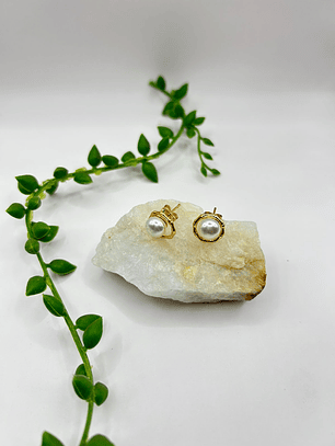 Aros Crown Pearl Gold