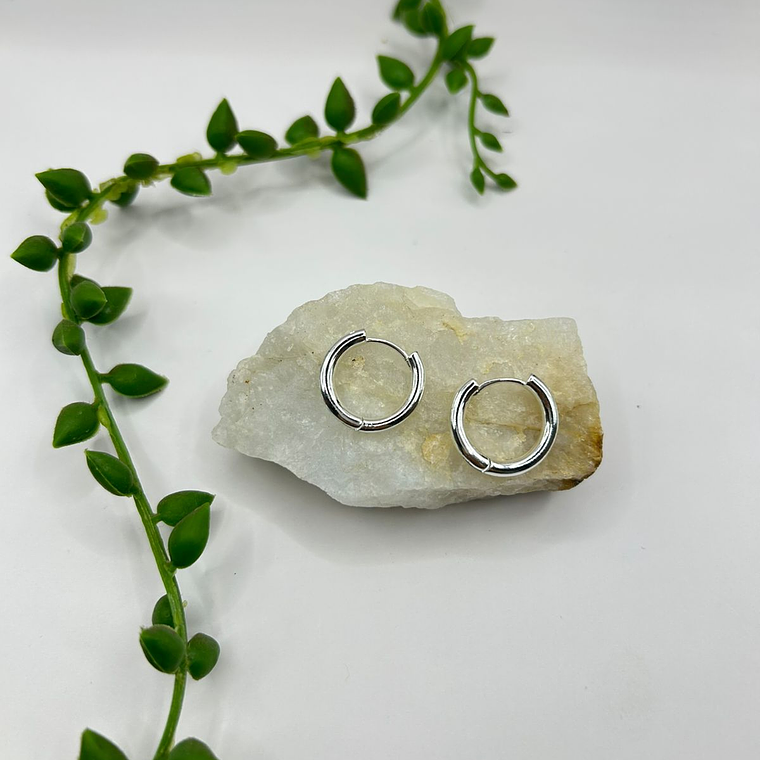 Argollas Basic II Silver 1