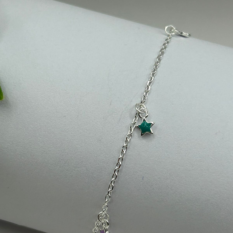 pulsera estrellas esmaltadas kids 2