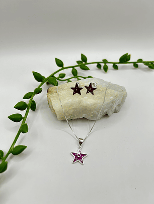 Conjunto estrella esmaltada Kids 