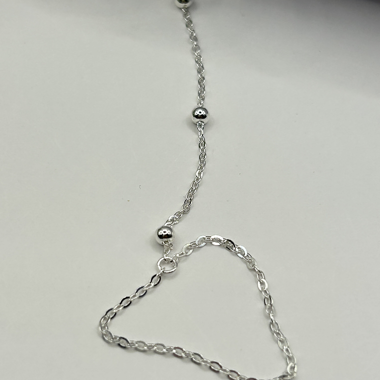 Tobillera árabe anillo esferas cristales hecho con Swarovski ® 3