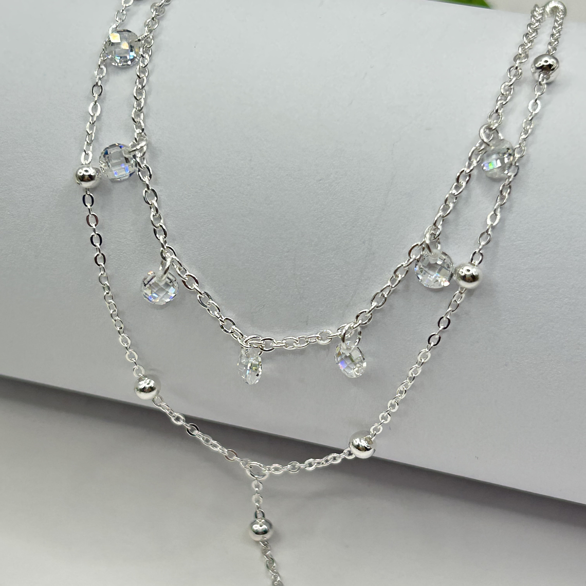 Tobillera árabe anillo esferas cristales hecho con Swarovski ® 4