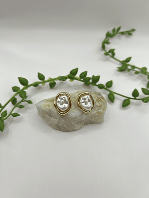 Aros Crown Pearl XL Gold