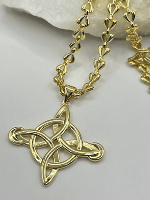 Collar nudo de brujas gold