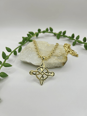 Collar nudo de brujas gold