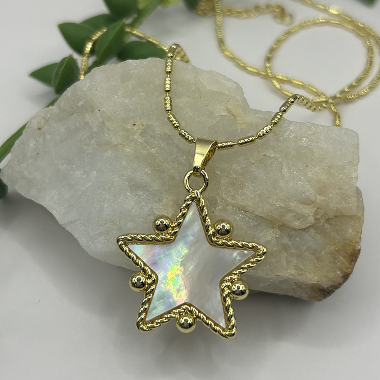 Collar Destellos Nacar 2