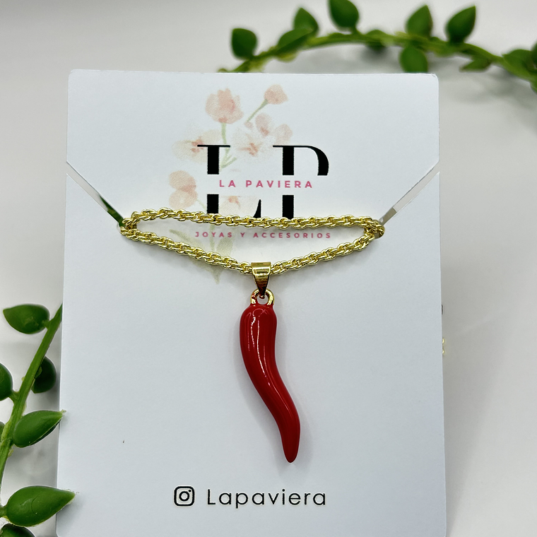 Collar Ají rojo XL 3