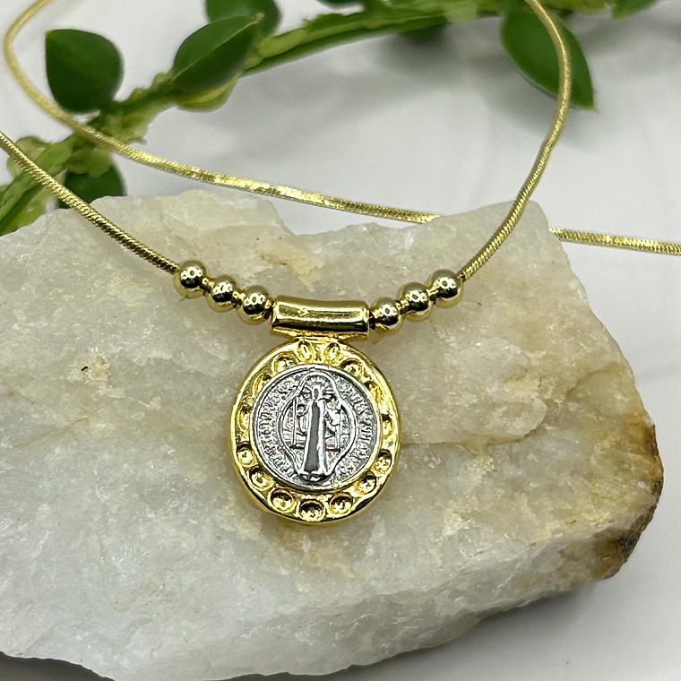 Collar San Benito bicolor Balín  2