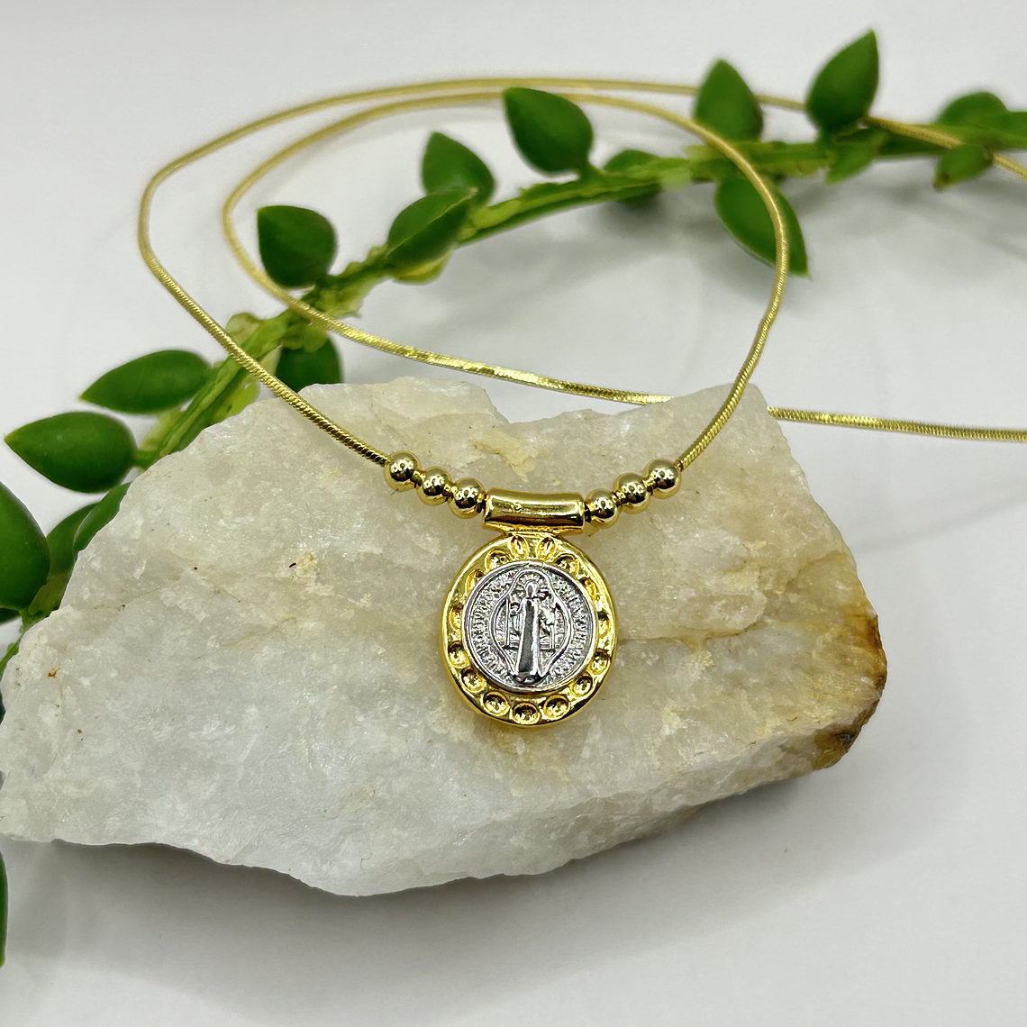 Collar San Benito bicolor Balín  1