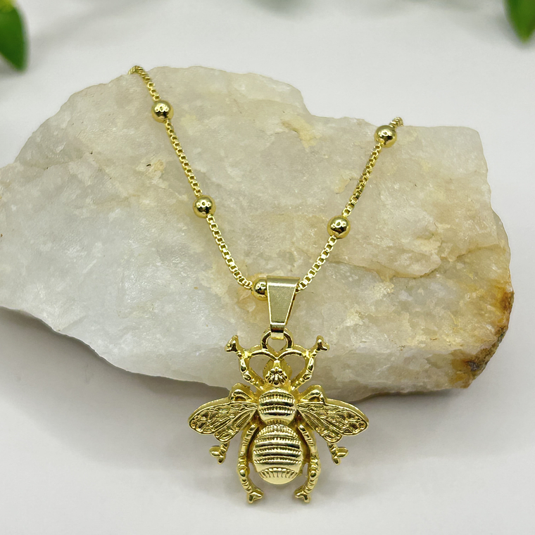 Collar Bee Gold 2