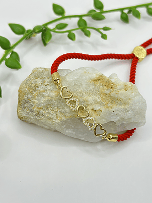 Pulsera Corazones Eternos