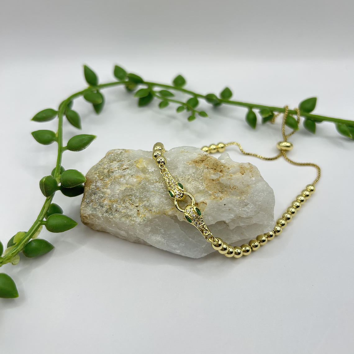 Pulsera Serpiente Dorada  1