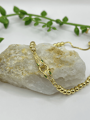 Pulsera Serpiente Dorada 