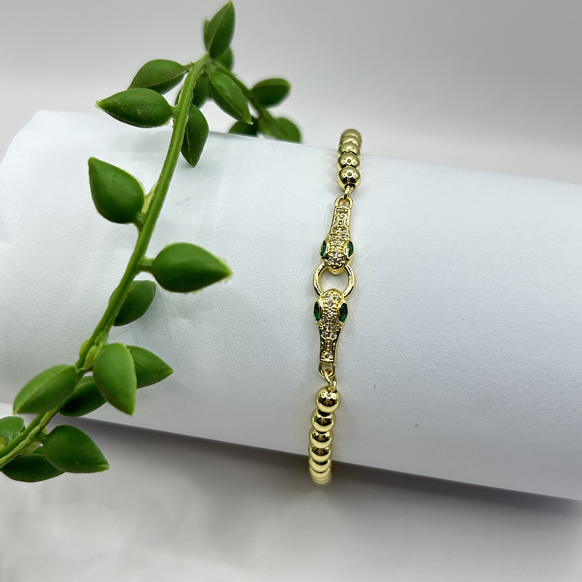 Pulsera Serpiente Dorada  3