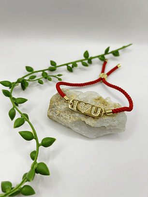 Pulsera Lazo de amor 