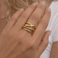 Anillo Entrelazo Dorado - Miniatura 1