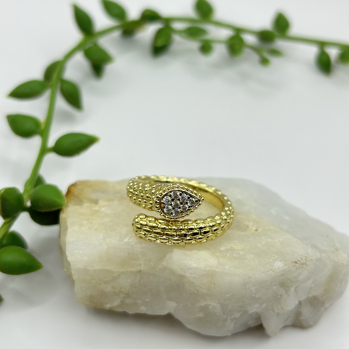Anillo Serpiente Dorada 2