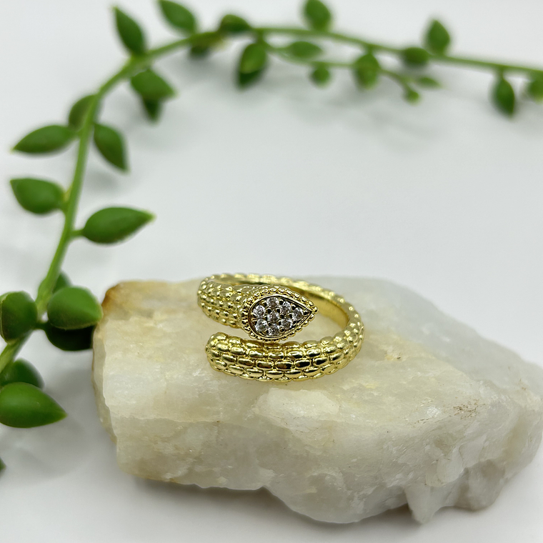 Anillo Serpiente Dorada 2