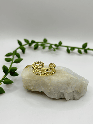 Anillo Trío Dorado 