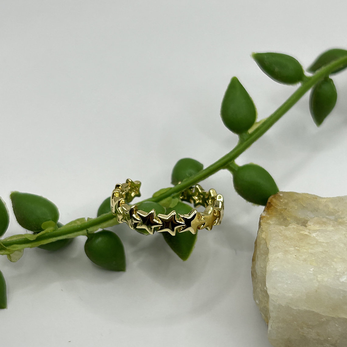 Anillo Estrellas Doradas  3