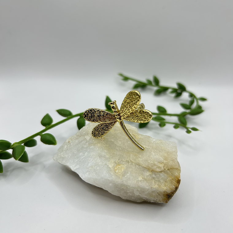 Anillo Libélula Dorada  1