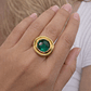 Anillo Esmeralda Dorada  - Miniatura 4