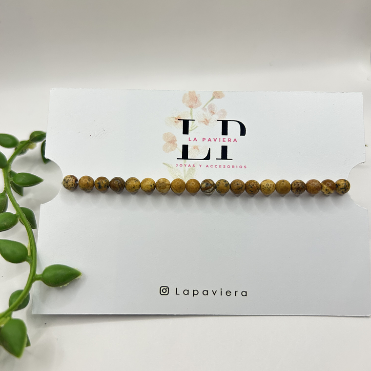 Pulsera Jaspe Tierra  4