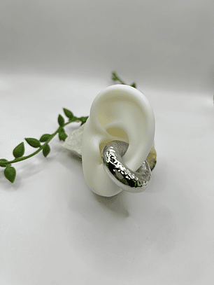 Earcuff Órbita Plateada 
