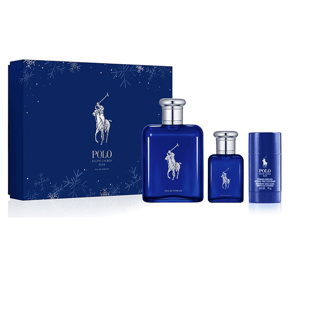 Ralph Lauren Polo Blue Edp 125ml + 40ml + 75ml Set