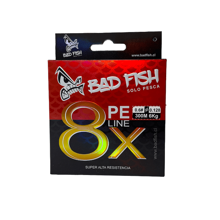 BADFISH Multifilamento PEline X8 | 300 m 3
