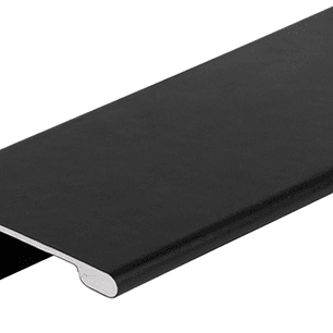 Manilla Aluminio Ele punta redonda 3mt negra (PACK 20un)