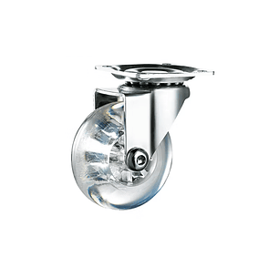 Rueda acrilica 50mm SIN FRENO