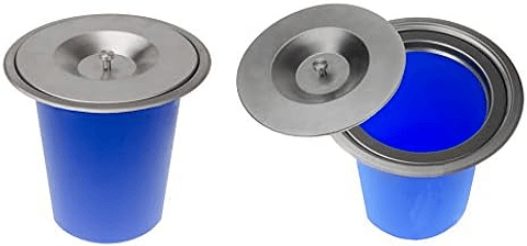 Basurero sobre cubierta