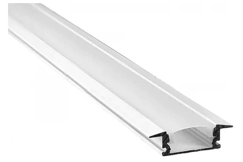 Perfil embutido de luces led de 2 mts 