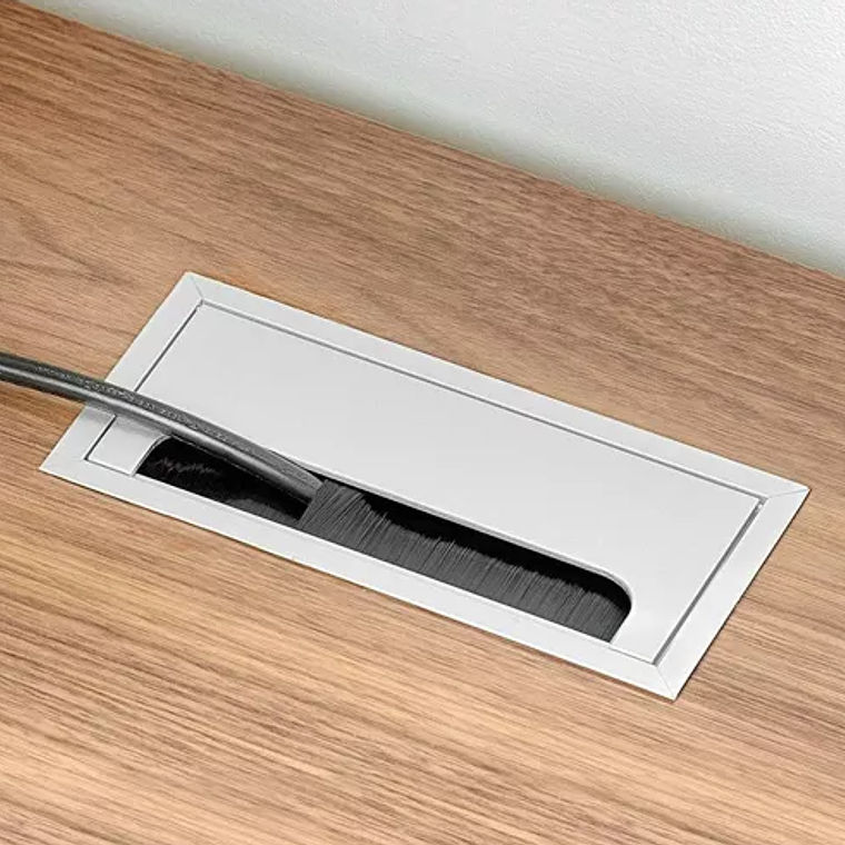 Pasacables rectangular 160x80mm escritorios 2