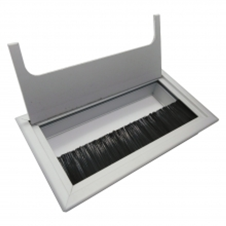 Pasacables rectangular 160x80mm escritorios 1