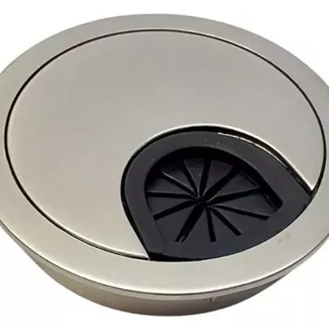 Pasacable redondo escritorio (Cromado - Blanco - Negro) 1