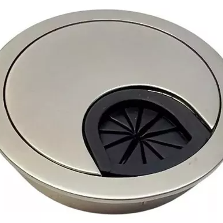 Pasacable redondo escritorio (Cromado - Blanco - Negro) 1