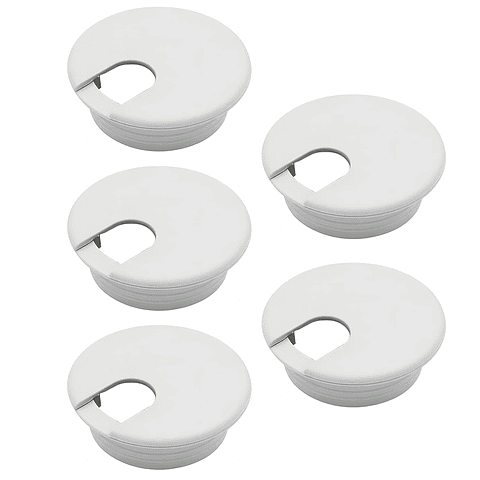 Pasacable redondo escritorio (Cromado - Blanco - Negro)