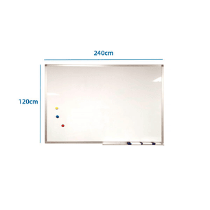 Pizarron School Pro 120x240cm de Pared