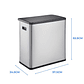 Basurero 60L Inteligente Con Sensor Acero Inoxidable - Miniatura 2