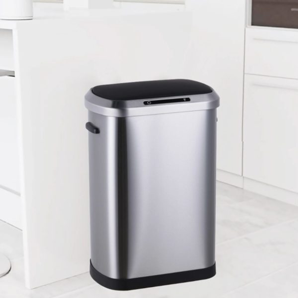 Basurero 50L Inteligente Con Sensor Acero Inoxidable 2