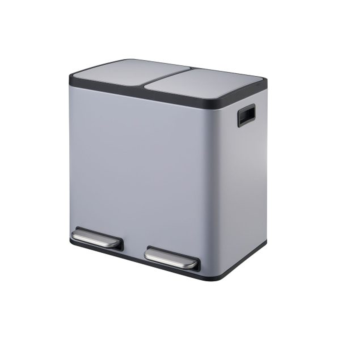 Basurero 30L Doble Acero Inoxidable 4