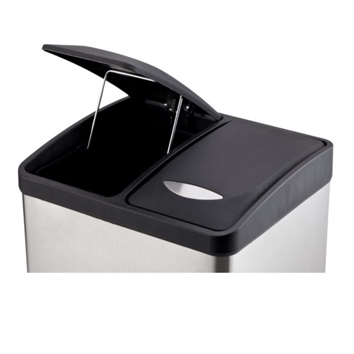 Basurero 16L Metalico Doble Acero Inoxidable 2