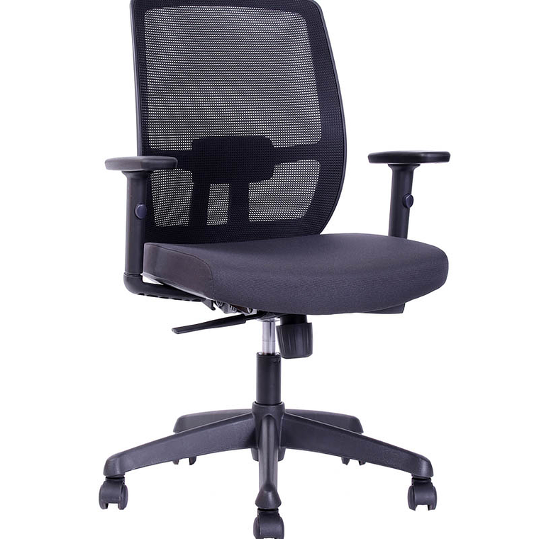 Silla de oficina WORK UP negro 1