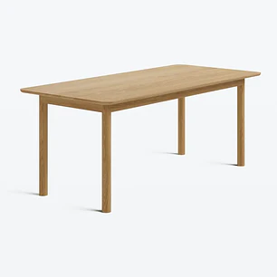 Mesa de roble de demostración
